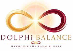 DOLPHi-BALANCE-Logo mit liegender Acht als Symbol für Harmonie und unendliche Entfaltung