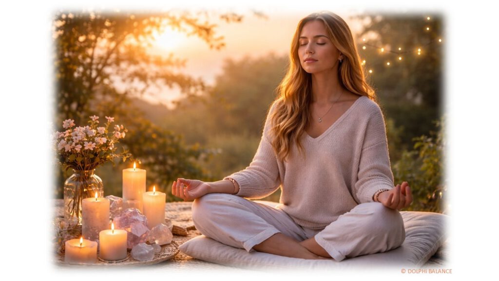 Beruhigende Meditation in der Natur – sanfte Unterstützung für ein überreiztes Nervensystem im Feuer-Pferd-Jahr 2026